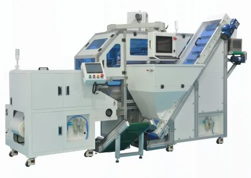 Sealing ring counting and packaging machine